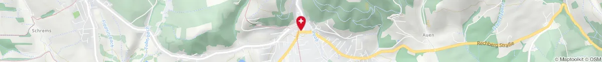 Kartendarstellung des Standorts für Almenland Apotheke in 8162 Passail